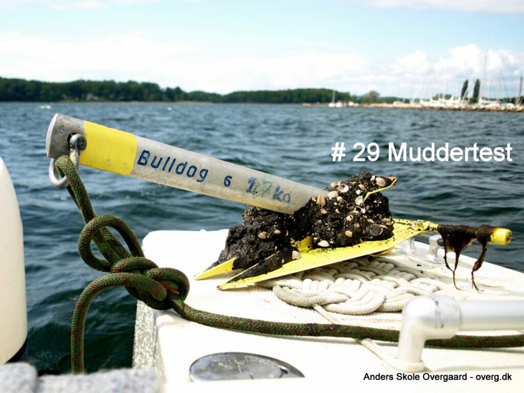 Ankertest # 29 letvægtsanker Bulldog 6 Mudderbund