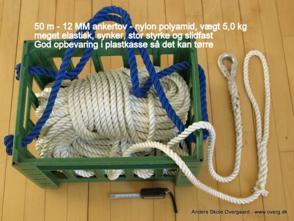 Ankertov: 3-slået nylon polyamid