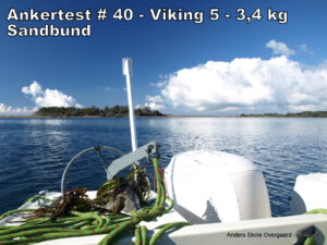 # 40 Viking 5 - 3,4 kg ankertest i Sand