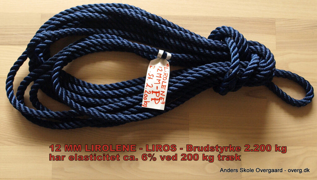 Lirolene 12MM 3-slået PP tov