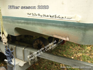 Coppercoat reparation af lille hak