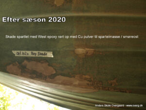 Efter sæson 2020 - bund med reparationer