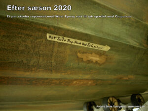 Efter sæson 2020 - bund med reparationer