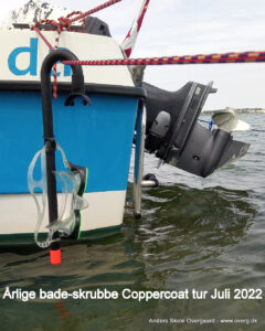 2022 Skrubber Coppercoat under snorkle-tur