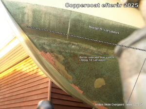 Efter sæson 2025. Rengjort og med små kobber-spartel-repartioner