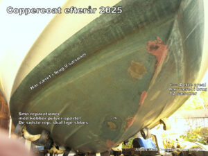 Efter sæson 2025. Rengjort og med små kobber-spartel-repartioner