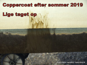 Efter sæson 2019 Båden lige taget op - ikke spulet eller skrubbet