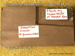 Coppercoat prøveplade