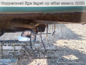 Efter sæson 2022 - Coppercoat lige taget op af vandet, slim og "mosdyr"