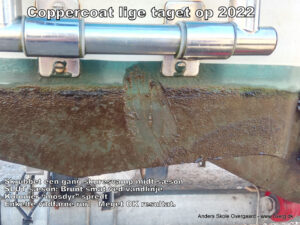 Efter sæson 2022 - Coppercoat lige taget op af vandet, slim