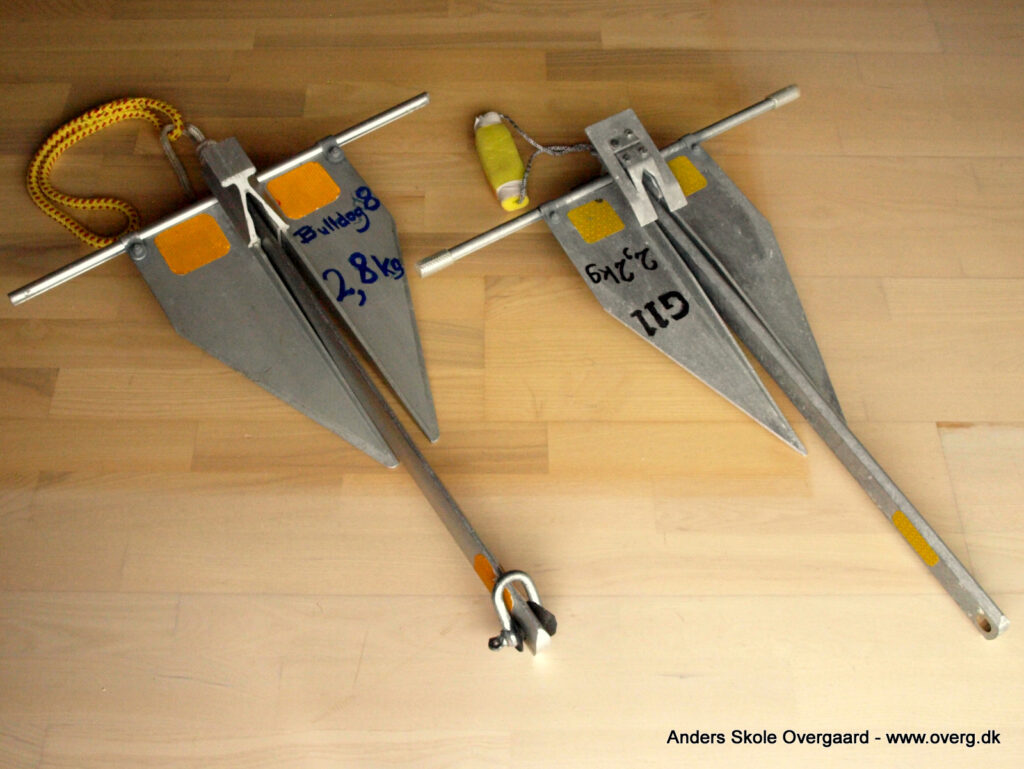 Bulldog 8 uden, Guardian 11 med "Mud Palms"