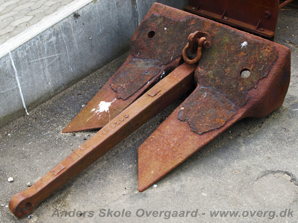 Stockless anker-type - Et "vippe-anker" uden stabiliserende tværstok