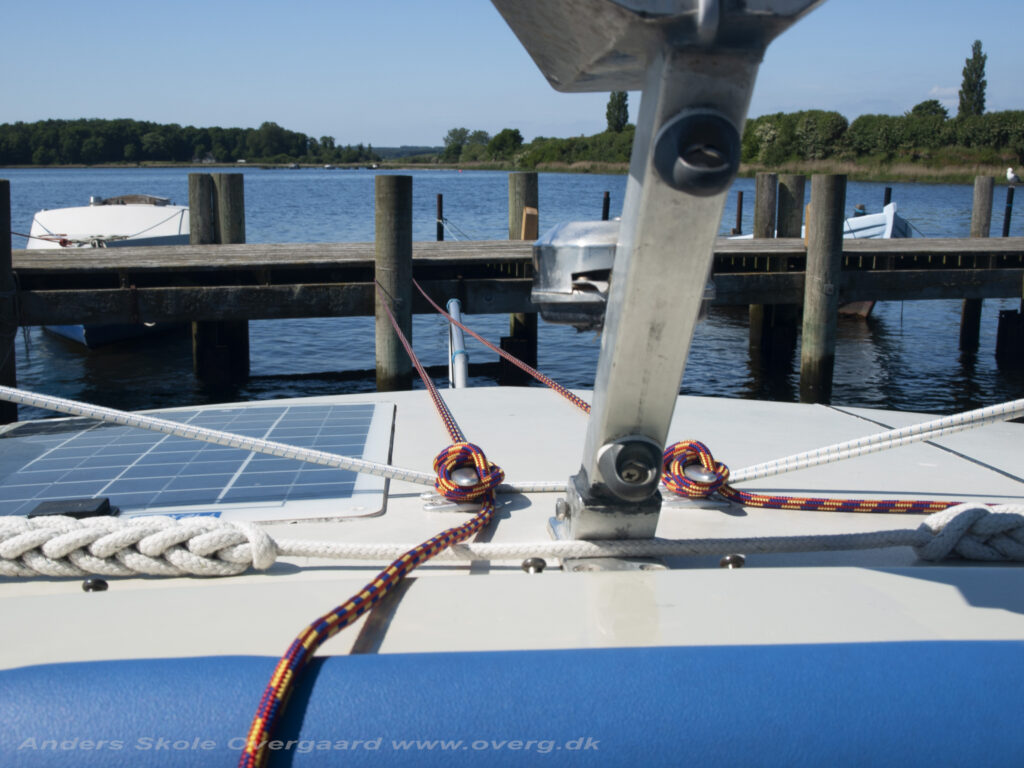 Manøvreline eller "spring" til havnemanøvre