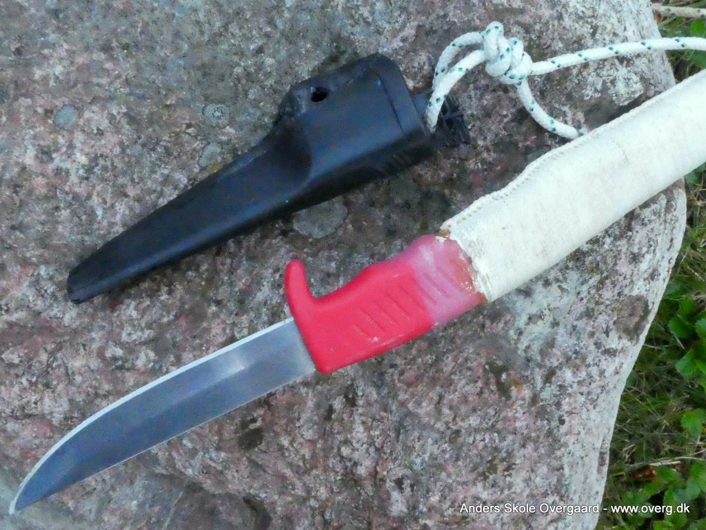 Langskaftet kniv